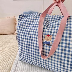 韓国版幼稚園収納袋赤ちゃん子供服布団寝具衣類収納バッグ荷物袋手提げ袋