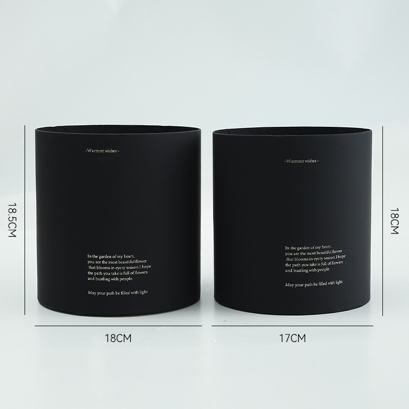 Cubo clásico de tres abrazos cubo redondo embalaje cubo arreglo de flores cubo floral DIY espejo de plata caja de flores