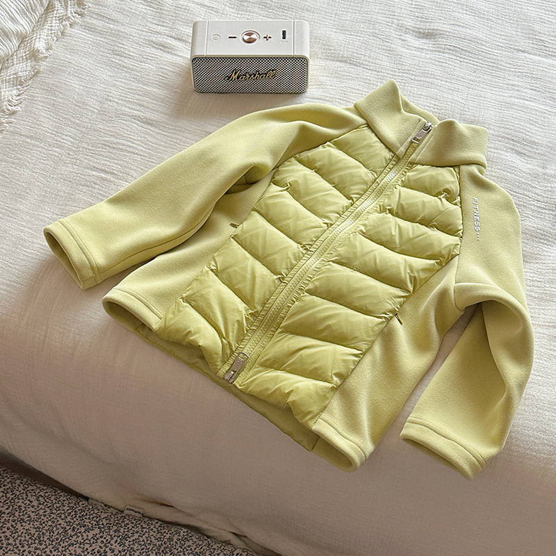 Uniforme escolar artefacto Xie Jin lana ropa de invierno para niños abrigo de niñas 2025 invierno nuevo niño cuello 90 chaqueta de pluma ligera image 9