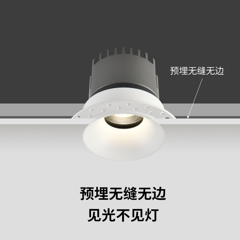 Grand View Garden ultra delgada sin bordes incrustados anti-deslumbrantes de espectro completo luz suave LED sala de estar doméstica sin lámpara principal 495L image 3