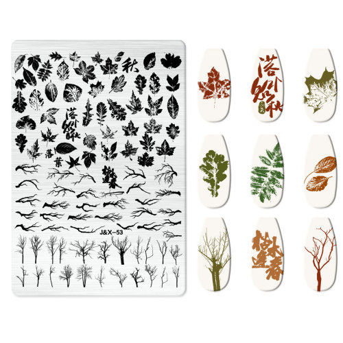 Nail Salon Nail Plate Geometric Rhombus Cartoon Print Template