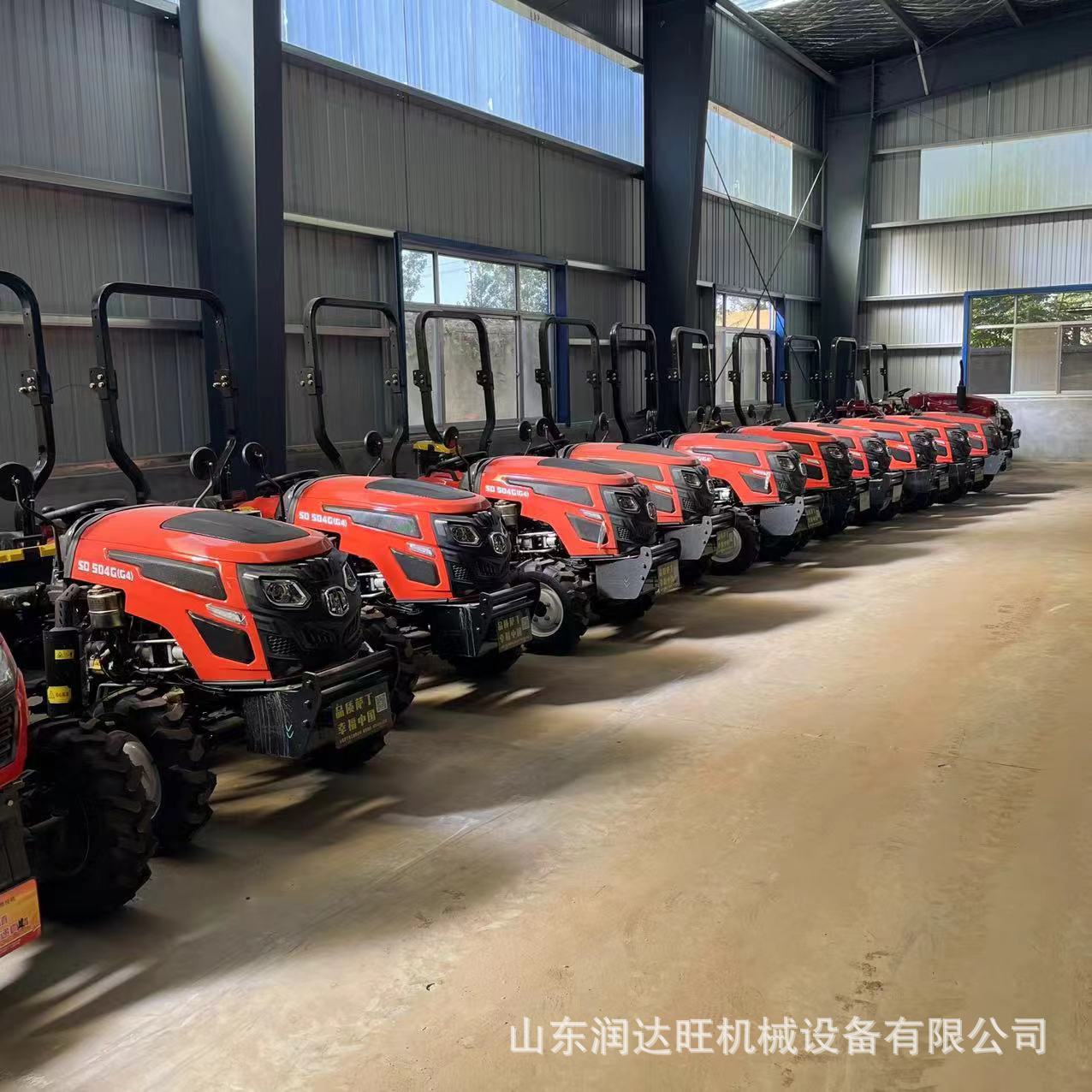 萨丁504大棚王耕地轮式拖拉机 水旱田林低矮农用机果园山地耕田机