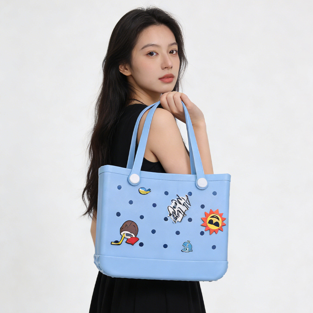 Bolsas de playa Eva de venta caliente en el comercio exterior, bolsas de playa, bolsas de gran capacidad, bolsas prácticas, bolsas de nicho coreanas.