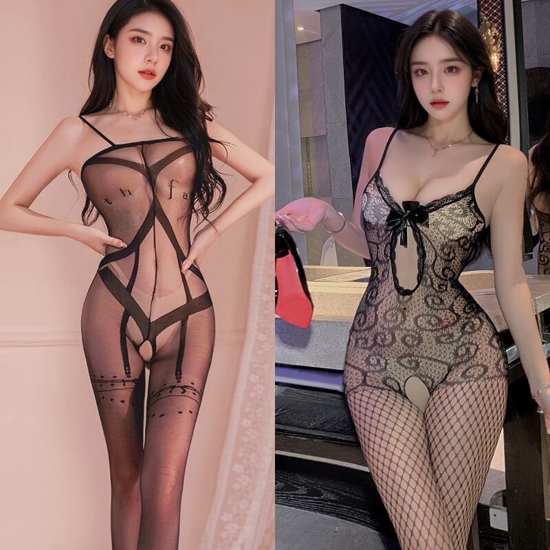 Sexy Intimates, Open Crotch, No Need to Take Off, Passionate Uniform, Temptation, Sexy and Shameful Midnight Charm Women's Suit 2025 New Style