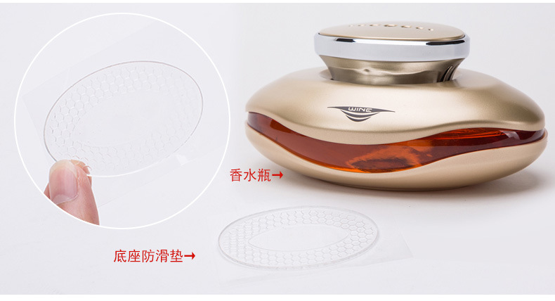 High-end Car Aromatherapy Fashion Fragrance Ornaments Men's Car Perfume High-end Lasting Light Fragrance Essential Oil Car Perfume
