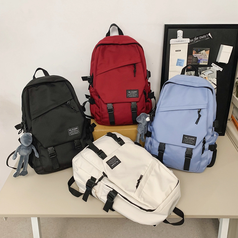 Al por mayor 2025 nueva mochila simple de gran capacidad mochila de viaje casual mochila de viaje universitaria simple mochila de viajes