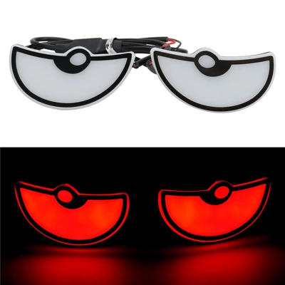 Other lights, Cross-border motorcycle license plate - semicircular-lamp-red-2-piecesset