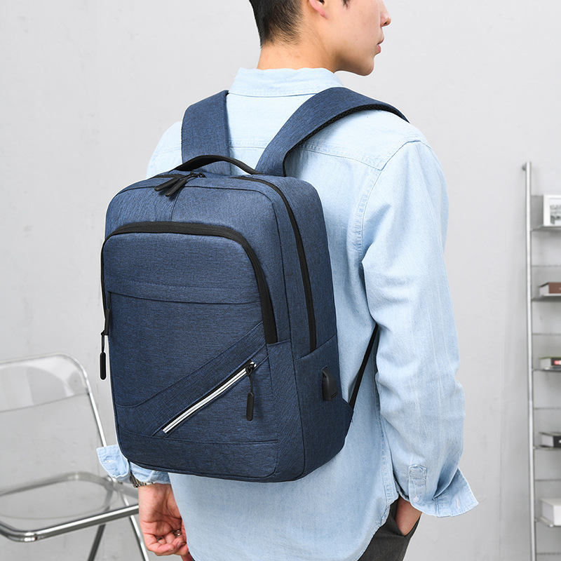 Bolsa de computadora transfronteriza nueva mochila USB multifunción de gran capacidad para hombres de negocios portátil mochila de computadora de viaje