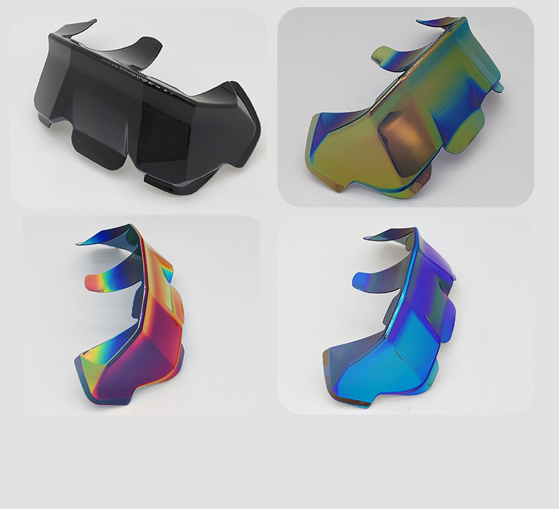 Suitable for Arai Rx7X Vz-Ram Rear Wing Modification, Universal for All Sizes, No-Drill Installation Rear Wing