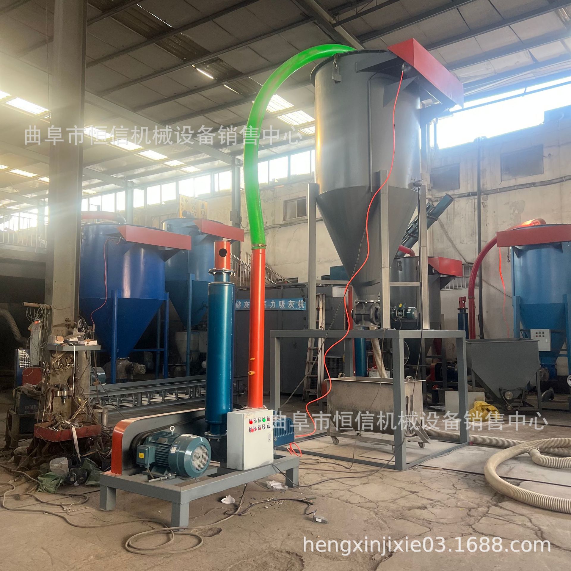 大米小米装吨包气力吸料机zcjb 消石灰粉粉末装吨包气力吸料机