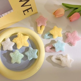Cute baby headdress sweat clip baby edge hair clip simple children do not hurt hair clip girl hair accessories