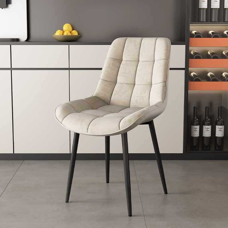 Bedroom Dining Chair Home Office Light Luxury Dining Table Chair Modern Simple Thickened Backrest Chair Restaurant New Style