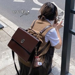 脳みそ痛オリジナル【春日奈良】日系jk制服バッグ斜めがけ手提げdk学校にランドセルを提供