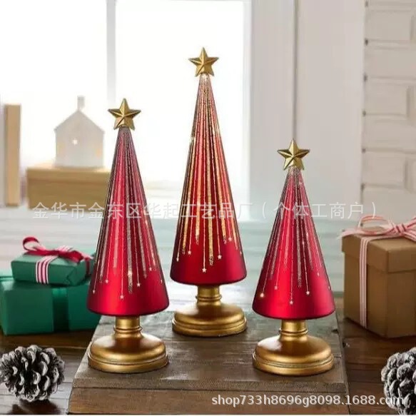 Resin Christmas Ornaments Craft Gift Decoration树脂圣诞装饰|undefined