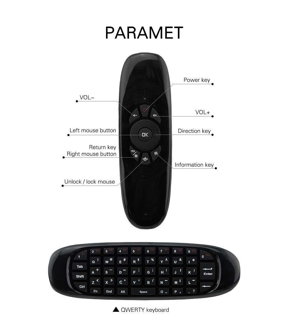 Air Mouse C120 Features