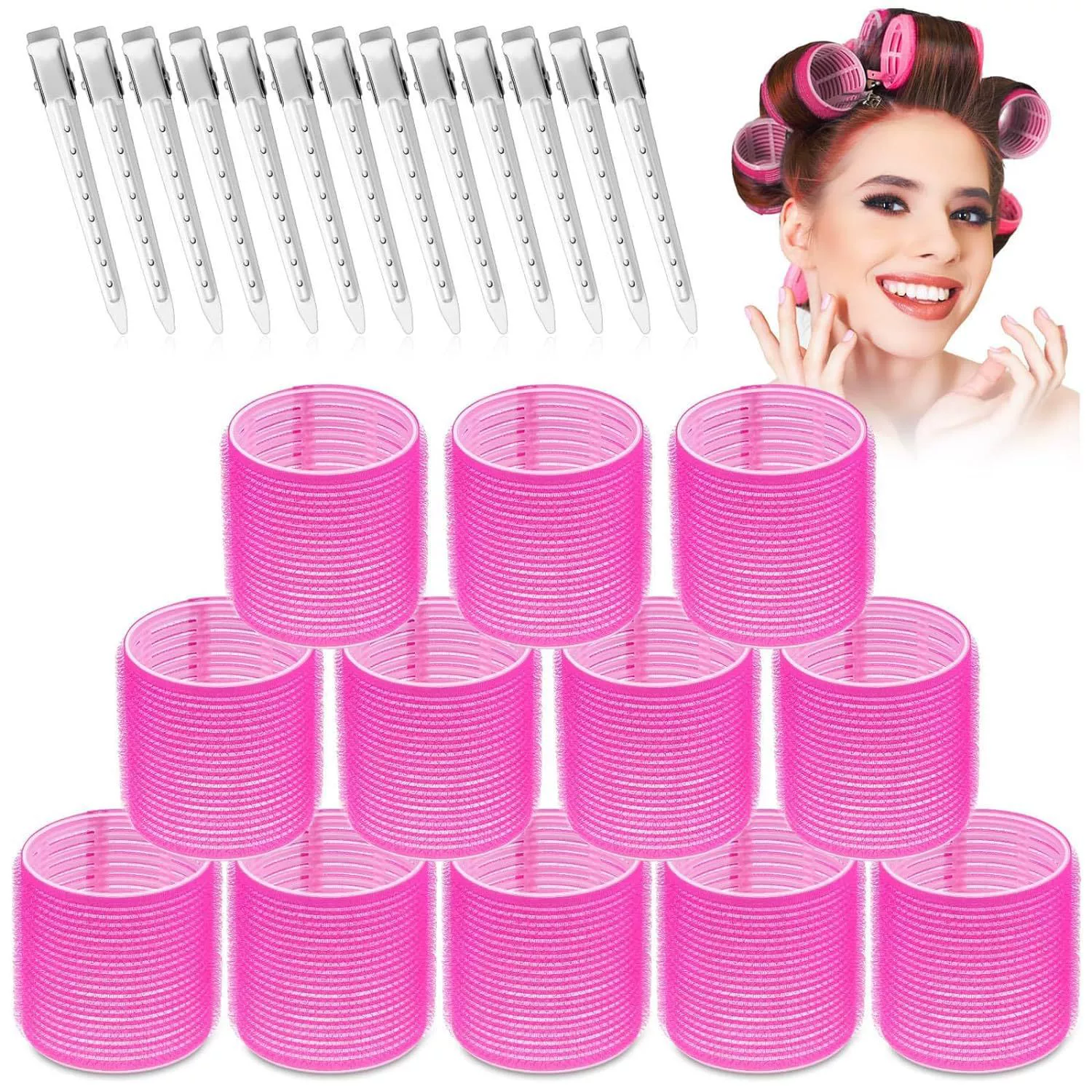 Curly self-adhesive bangs, Amazon