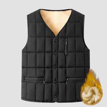 2023中老年男士加厚大码户外立领背心马甲新款马夹秋冬季外穿保暖