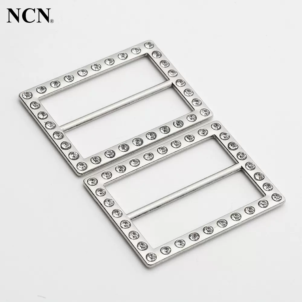 【现货】工厂批发镶钻腰扣鞋扣电镀扣日字扣皮带扣调节扣三挡扣