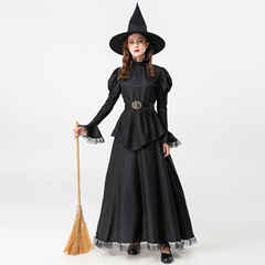 外国貿易ヨーロッパとアメリカの新しい女性のハロウィン cos 服黒魔女コスプレ衣装スーツ
