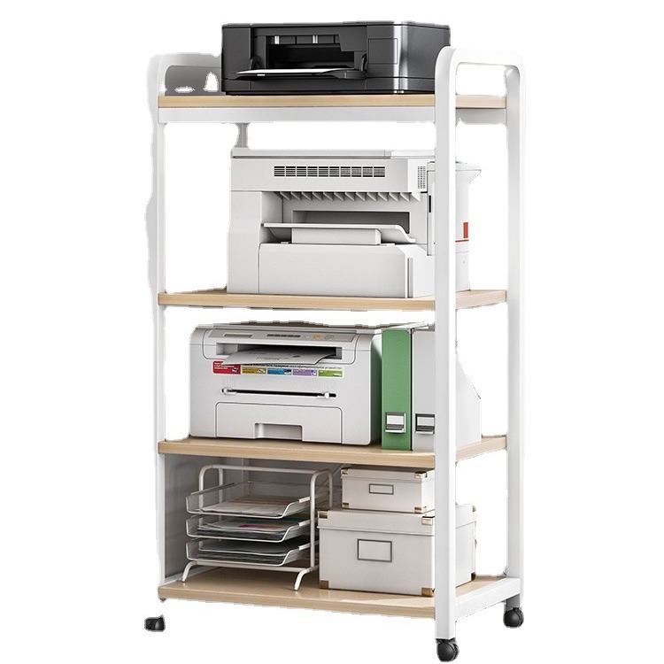 Estante de la impresora gabinete de archivo de piso de almacenamiento multifunción estante de almacenamiento de hierro sala de estar de la pared de la Oficina estante de almacenamiento