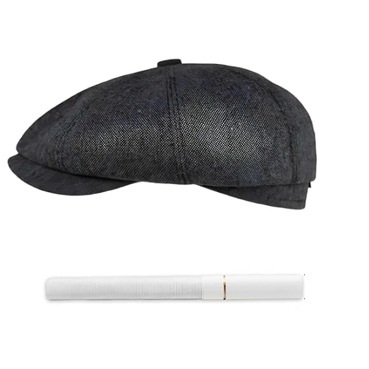 Fedora falsa etiqueta engomada de la ventana del cigarro del coche del cigarro