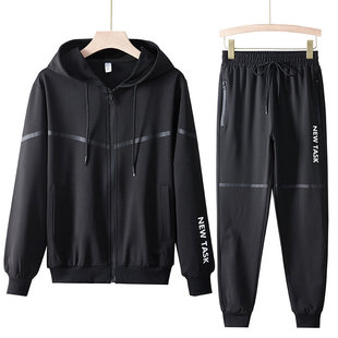 Sports Suit Men's Spring and Autumn 2024 New Spring Running Casual Sportswear Suit Couple Coat