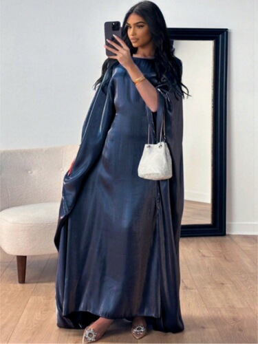 Muslim ladies fluorescent clothing fashion dress abay