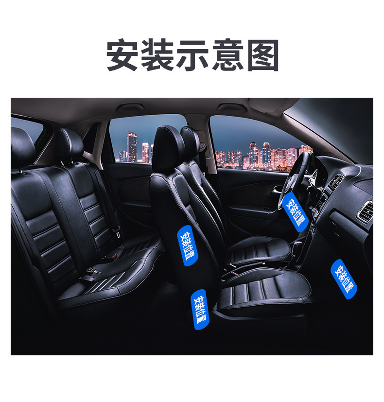 Car atmosphere light interior modification-free led eight-color atmosphere light car usb foot light interior music rhythm light