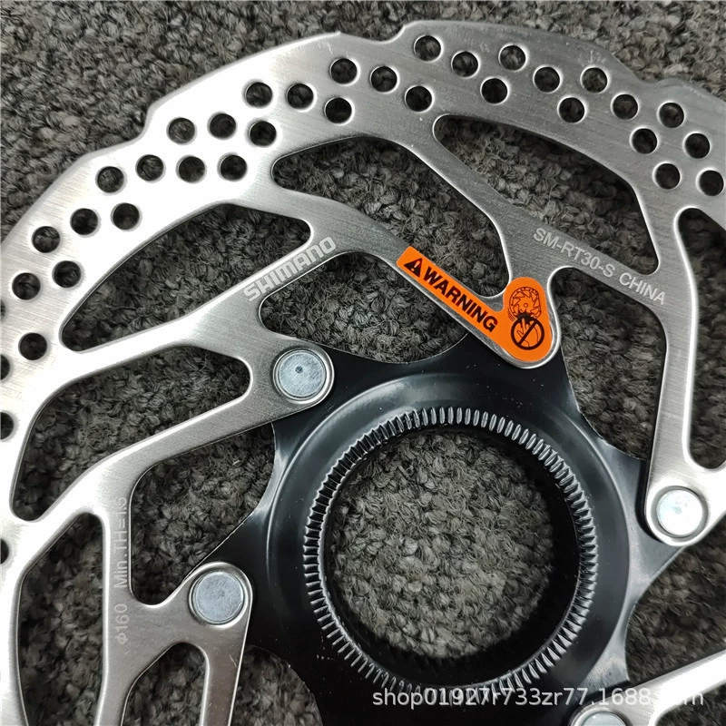 Дисковый тормозной пакет Shimano для велосипеда RT30, средняя застежка, диск 160/180 мм