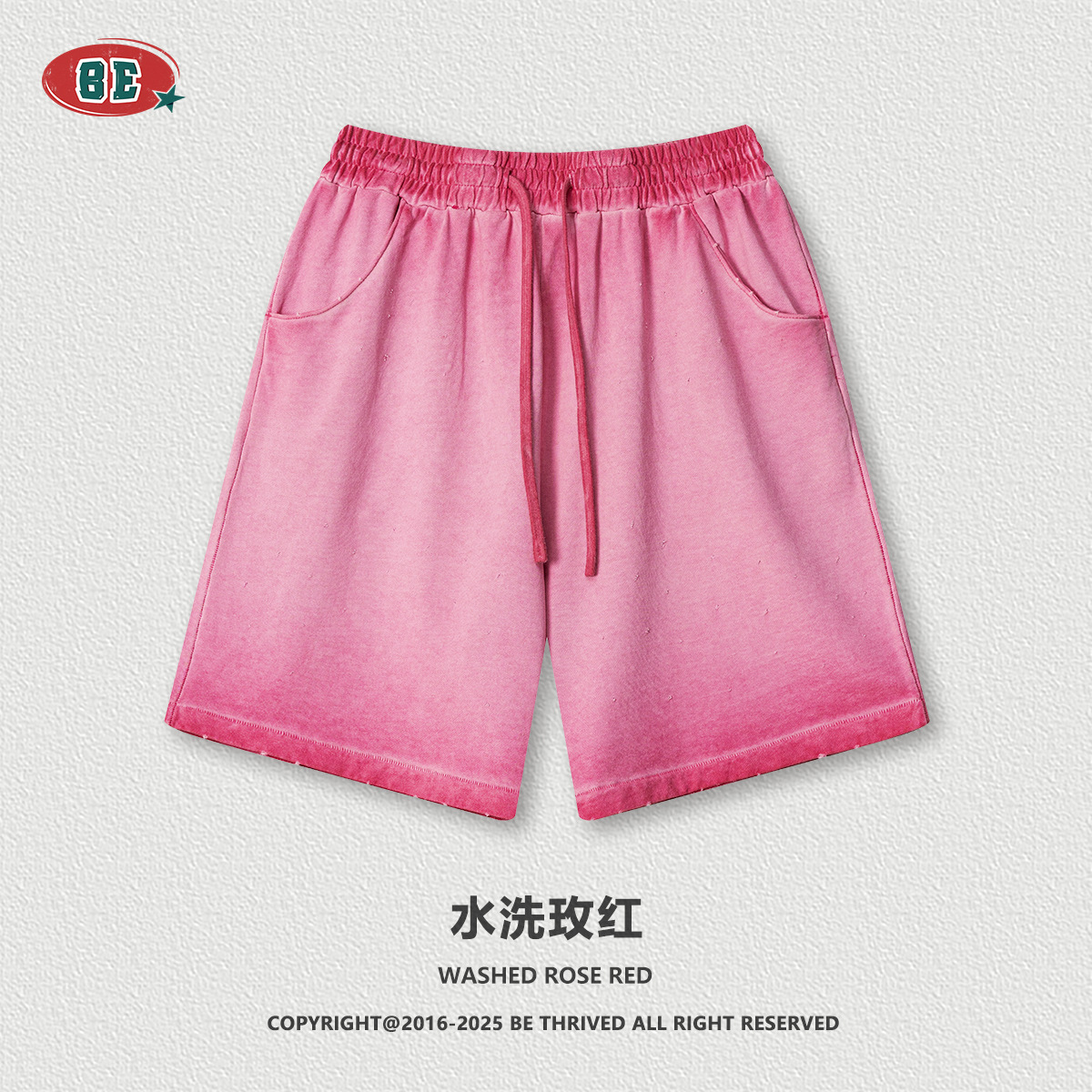 Pantalones Cortos Deportivos Lavados para Hombre de Algodón Holgados para Deportes y Ocio