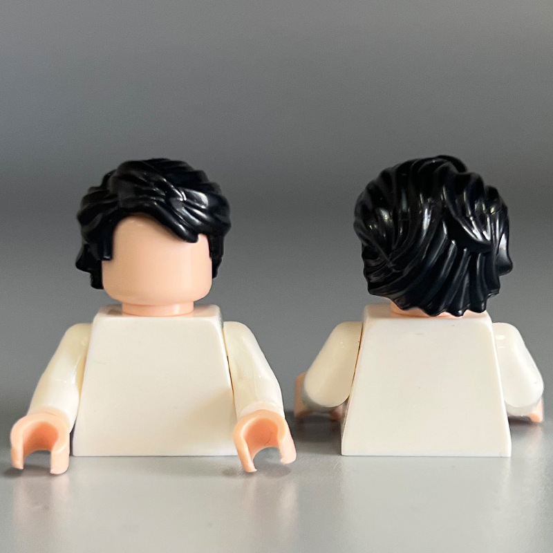 43753-black (fluffy hair)