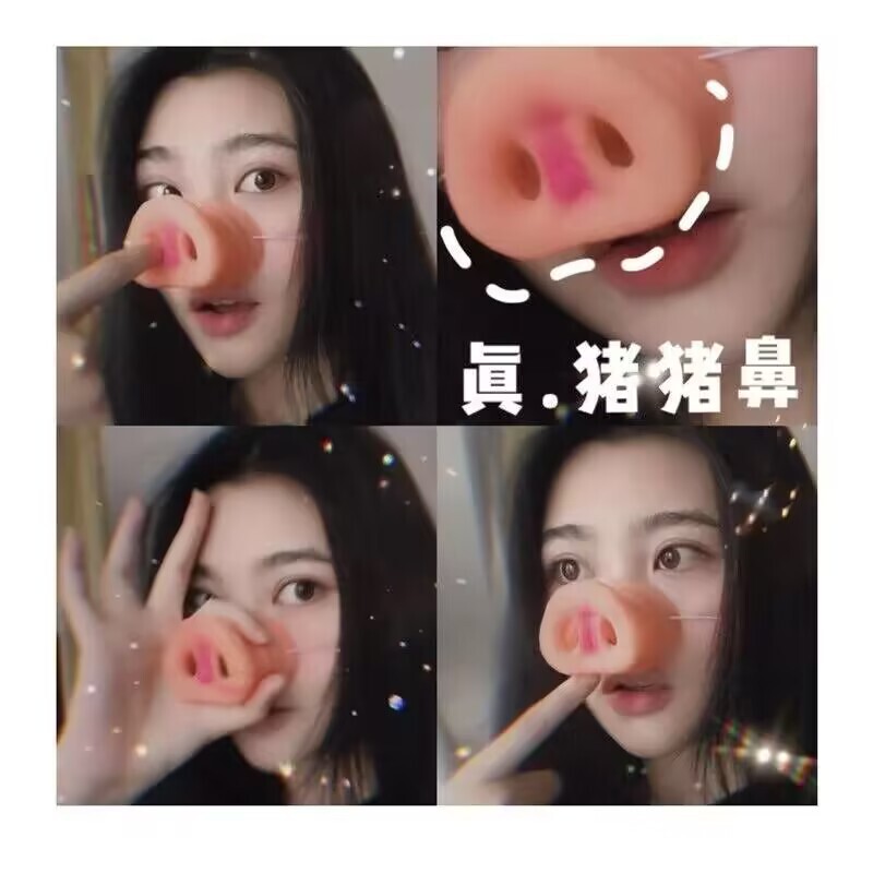 Pig Nose Props Tricky Funny Pig Simulation Nose Prank Spoofs Performance Props Children's Toys