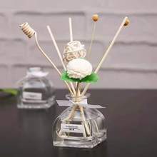 蒙古包无火香薰 室内除味香水挥发藤条藤球带精油香薰瓶 厂家批发