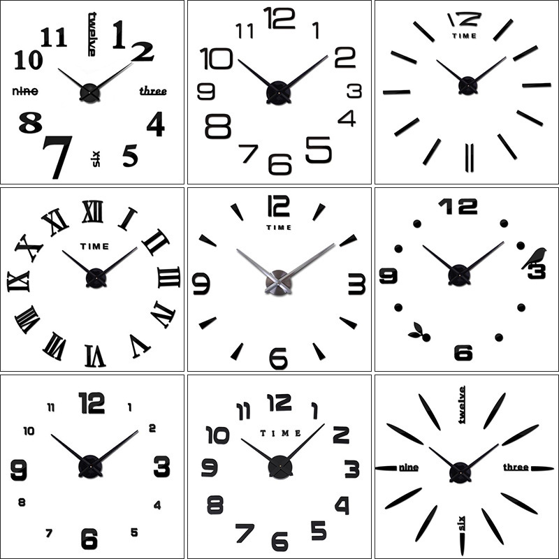 37-inch product creative wall clock diy...