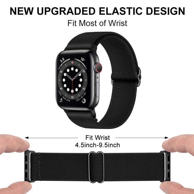 xDfind correa de nylon elástica ajustable para Apple Watch 42 / 44 / 45 / 46 / 49mm