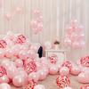 Fuchsia balloon, decorations, set, nail sequins, layout for bedroom