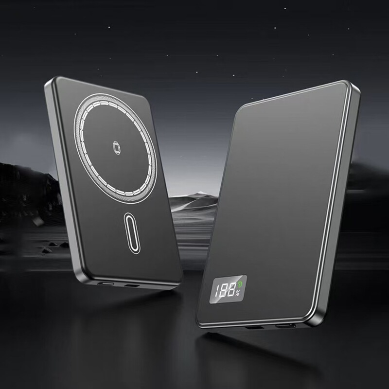 3c パワーバンク超薄型ワイヤレス磁気パワーバンクカスタマイズされた超大容量 10000 mAh 高速充電パワーバンク|undefined