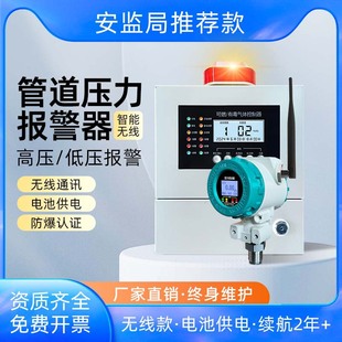Pressure Pipe Combustible Gas Alarm Wireless Communication Ammonia Oxygen Natural Gas Hydrogen Gas Leak Detector