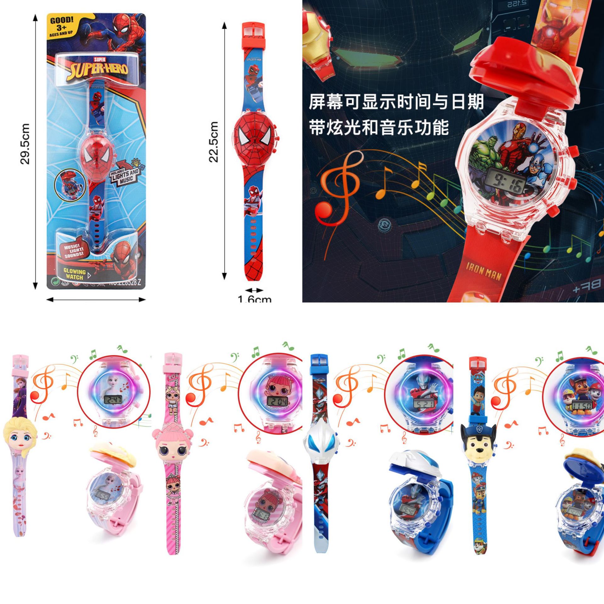 Cartoon lightweight hairpins