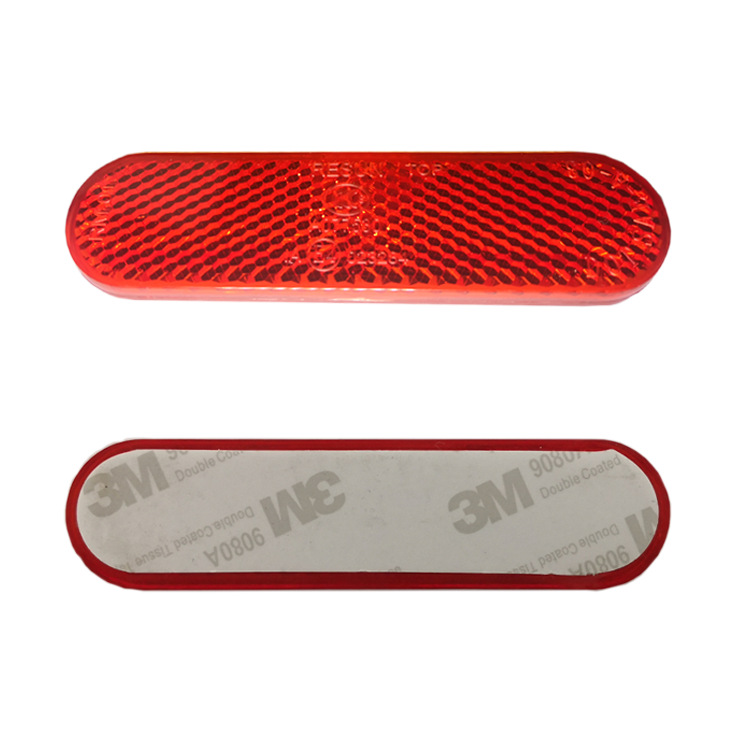 Motocicleta bicicleta eléctrica scooter Oval reflector logo