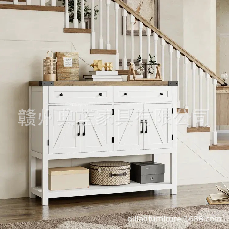 Modern panel furniture sideboard with drawers, coffee bar, Amazon cross-border source factory wholesale sideboard Modern panel furniture sideboard with drawers, coffee bar, Amazon cross-border source factory wholesale sideboard