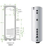 200L空气能氟循环水箱 承压保温水箱 氟循环空气源热水器水箱