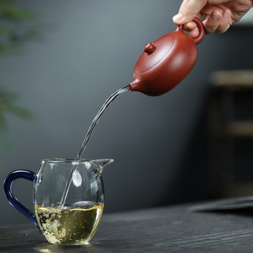 444Z wholesale new products Yixing raw ore Dahongpao handmade card cover flat Xishi pot 160ml large ball hole