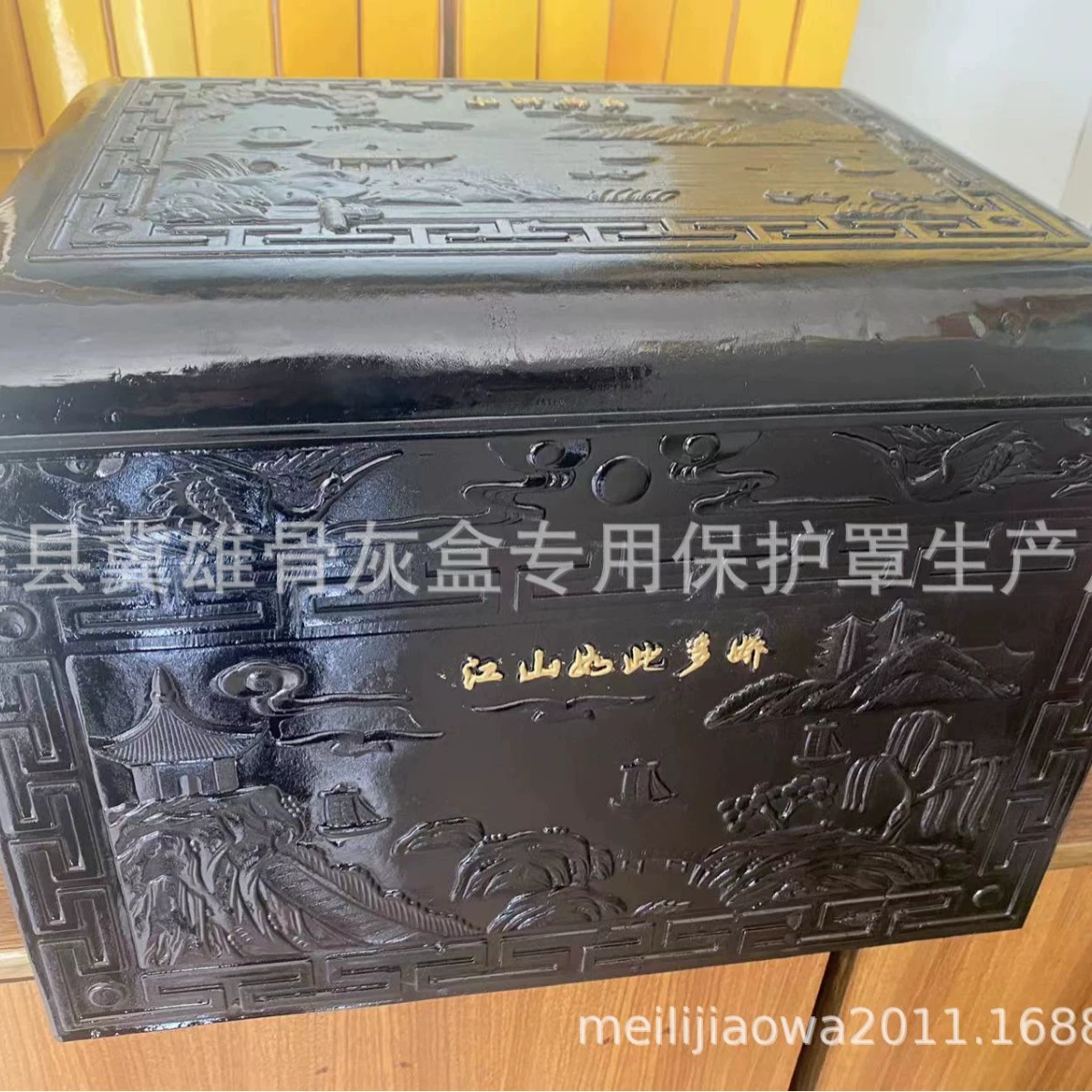 Пейзаж гроб урны Специальный защитный чехол влагостойкая коробка Смола гроб похоронные принадлежности кладбище гроб