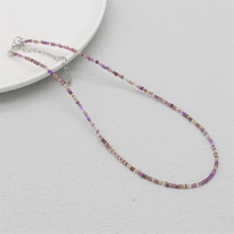 Sweet Multicolor Beaded Womenu0027S Necklace 1 Piece