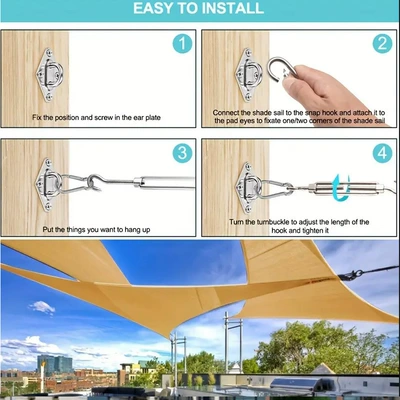 Sunshade Sail Accessories Polyester: Avtomobil yan çətirləri