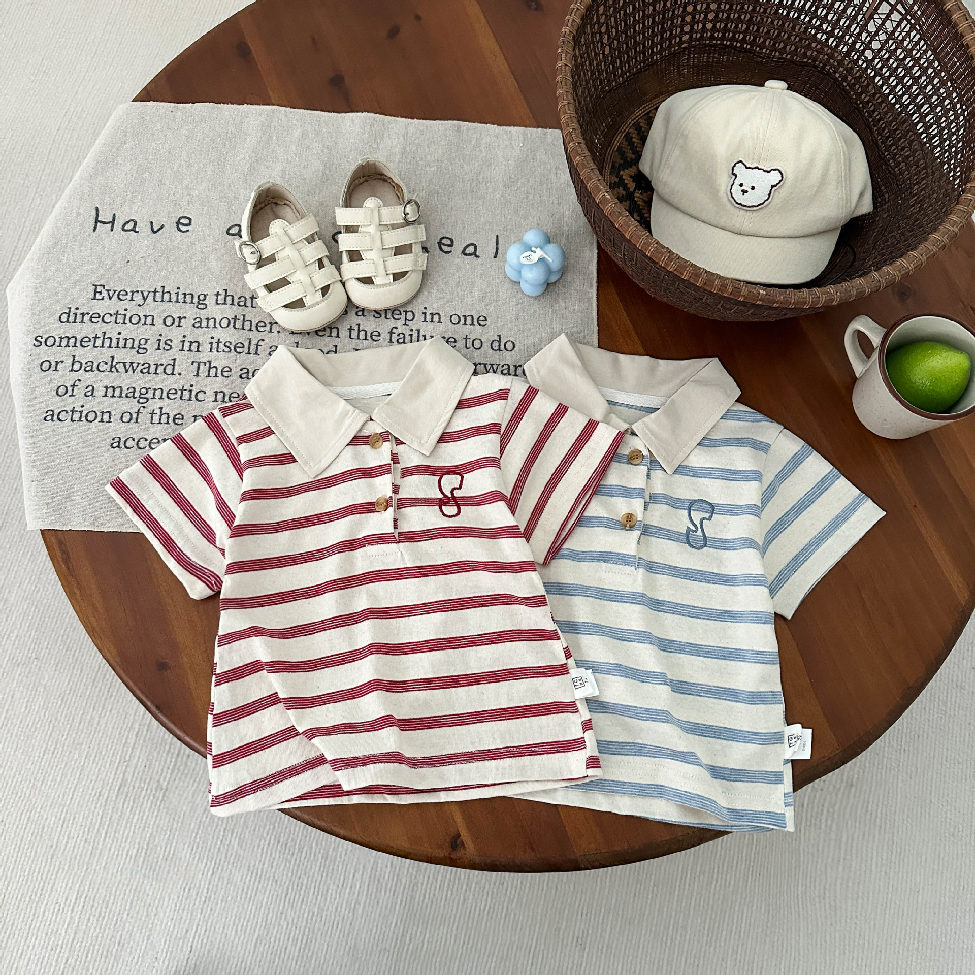 Summer cotton polo