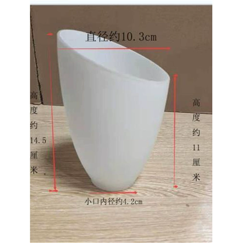 Аксессуары для ламп, стеклянный абажур, косой абажур, молочно-белый матовый, современная люстра, потолочный светильник, винтовой абажур E27