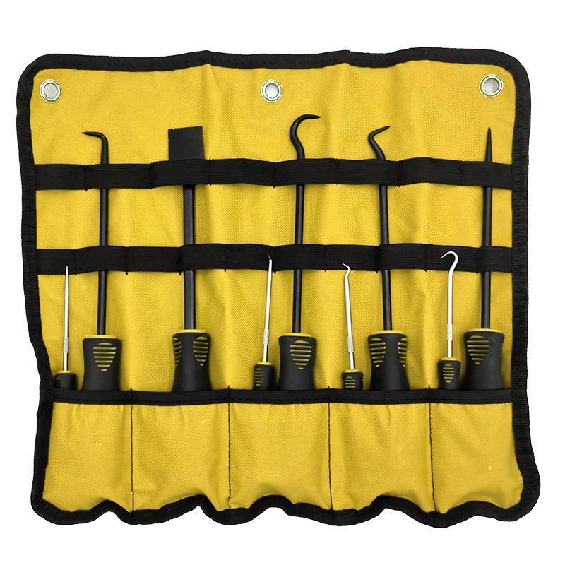 노란색과 검정색 9종 세트(노란색 힘줄주머니)