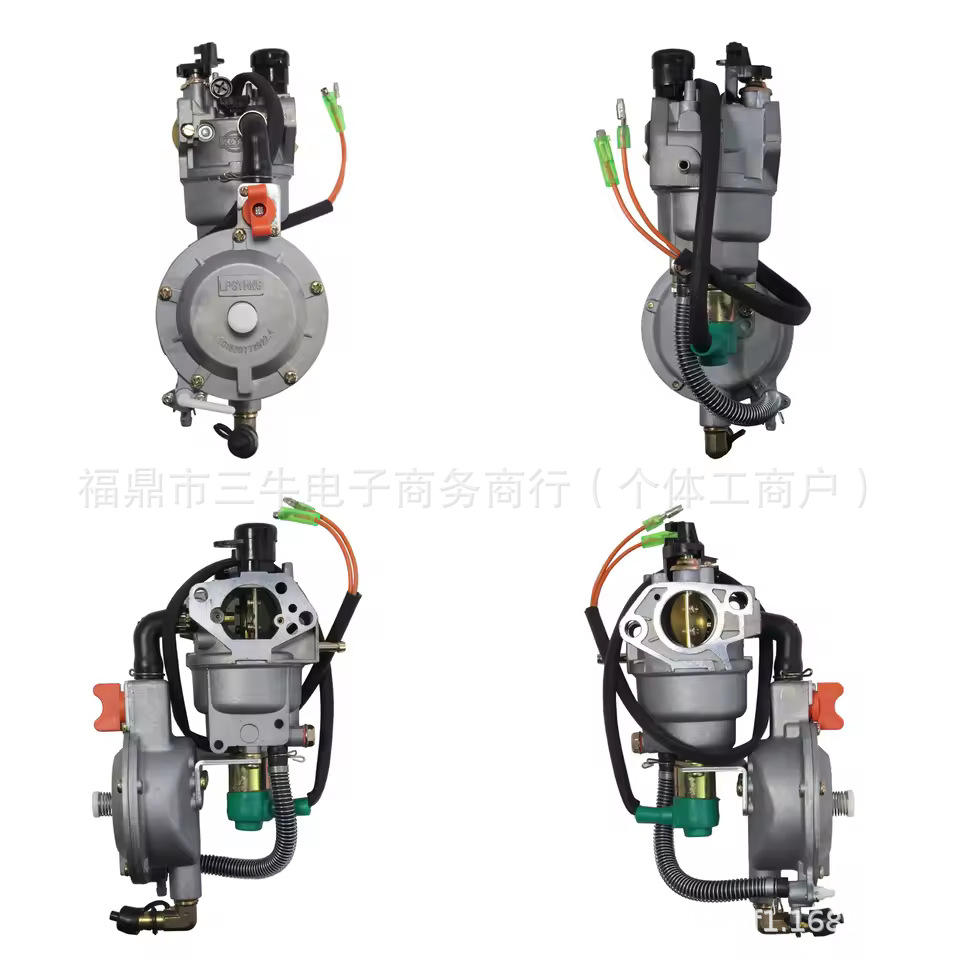 Cross-border dual-fuel carburetor 188F 190F GX390 GX420 LPG NG 5KW-8KW carburetor